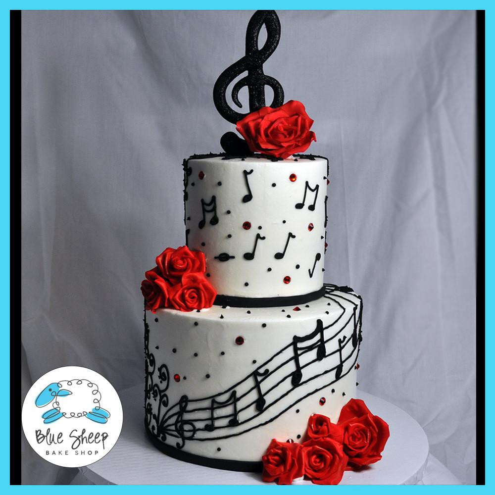 Music Birthday Cake
 Music Note Birthday Cake