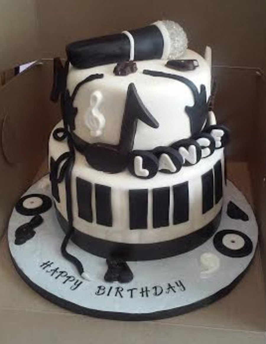 Music Birthday Cake
 2 Tier Music Themed Birthday Cake CakeCentral
