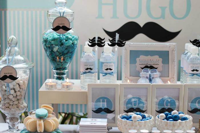 Mustache 1st Birthday Party
 Kara s Party Ideas Little Man Mustache Themed 1st