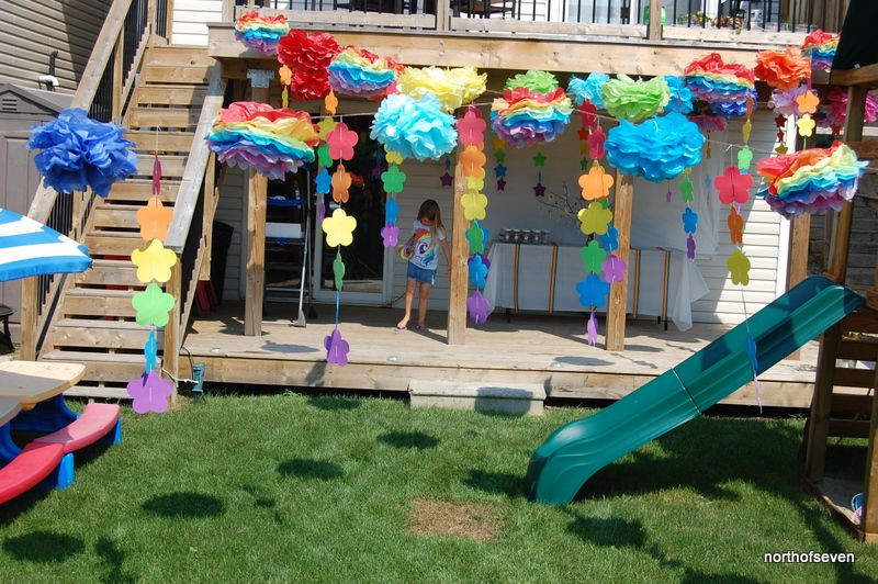 My Little Pony Pool Party Ideas
 rainbow party decorations great for a spring summer