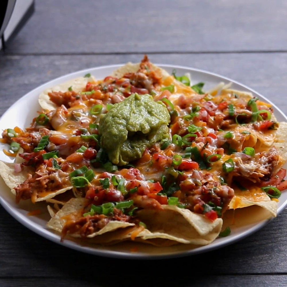 Nachos In Microwave
 Microwave 4 minute BBQ Chicken Nachos Recipe by Tasty