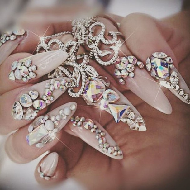 Nail Art Jewelry
 Nail polish nails nails jewellery nails jewelry style