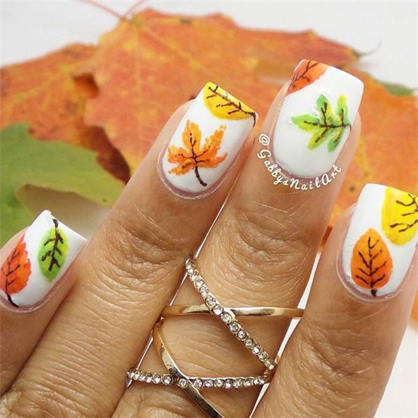 Nail Designs For Fall Season
 40 Beautiful Thanksgiving Nail Art Designs For Fall Season