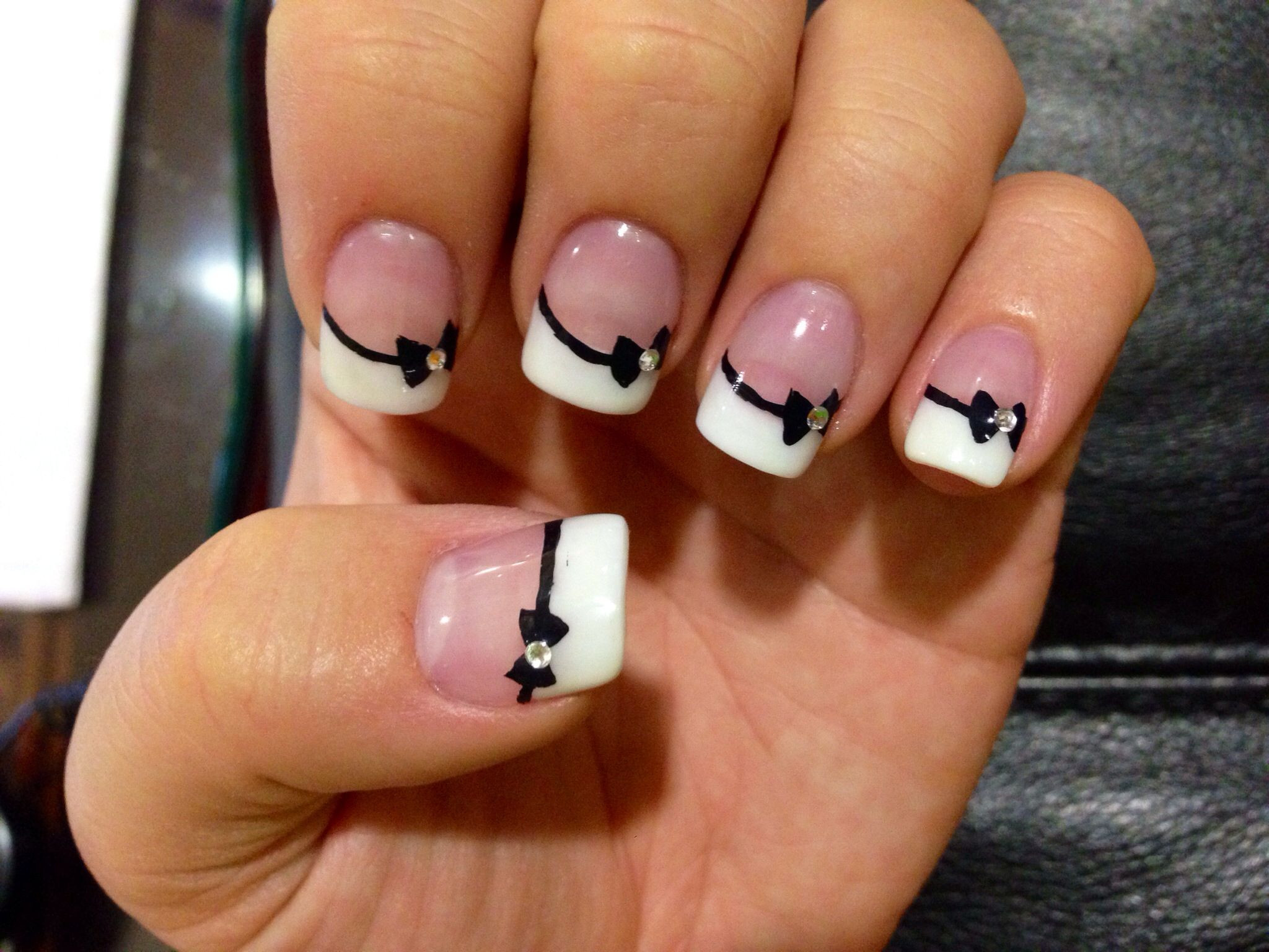 Nail Designs With Bows
 Bow tie nails