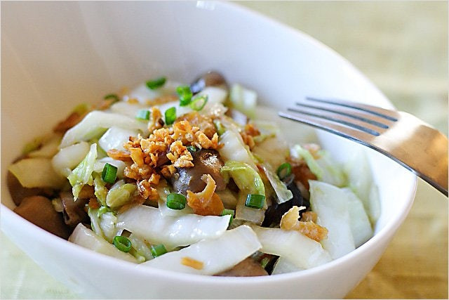 Napa Cabbage Stir Fry
 Stir fried Napa Cabbage