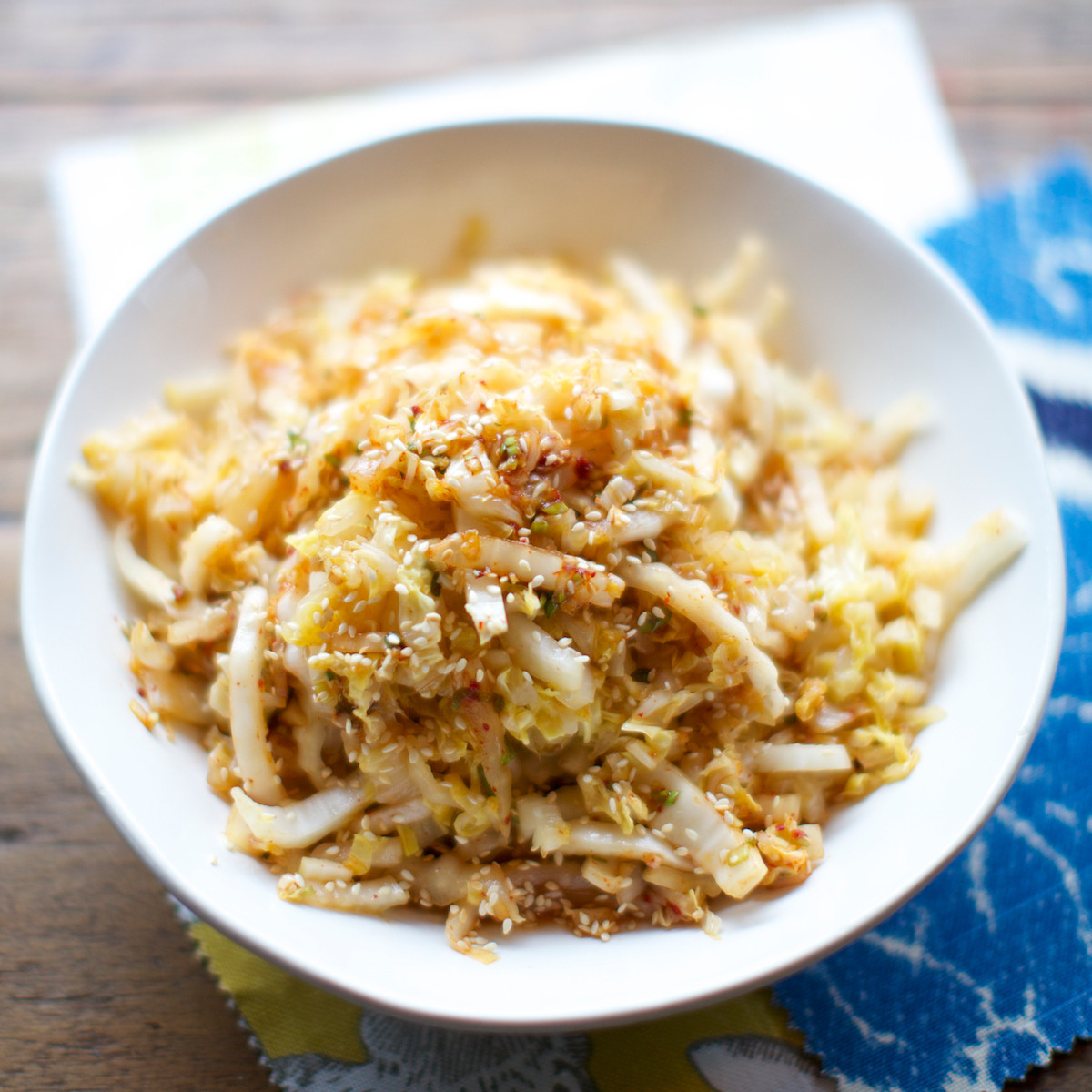 Napa Cabbage Stir Fry
 Stir Fried Napa Cabbage with Spicy Garlic Dressing Recipe