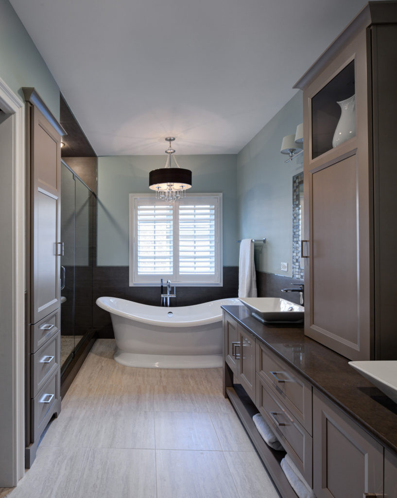 Narrow Master Bathroom
 11 Striking & Innovative Master Bathrooms by Drury Design