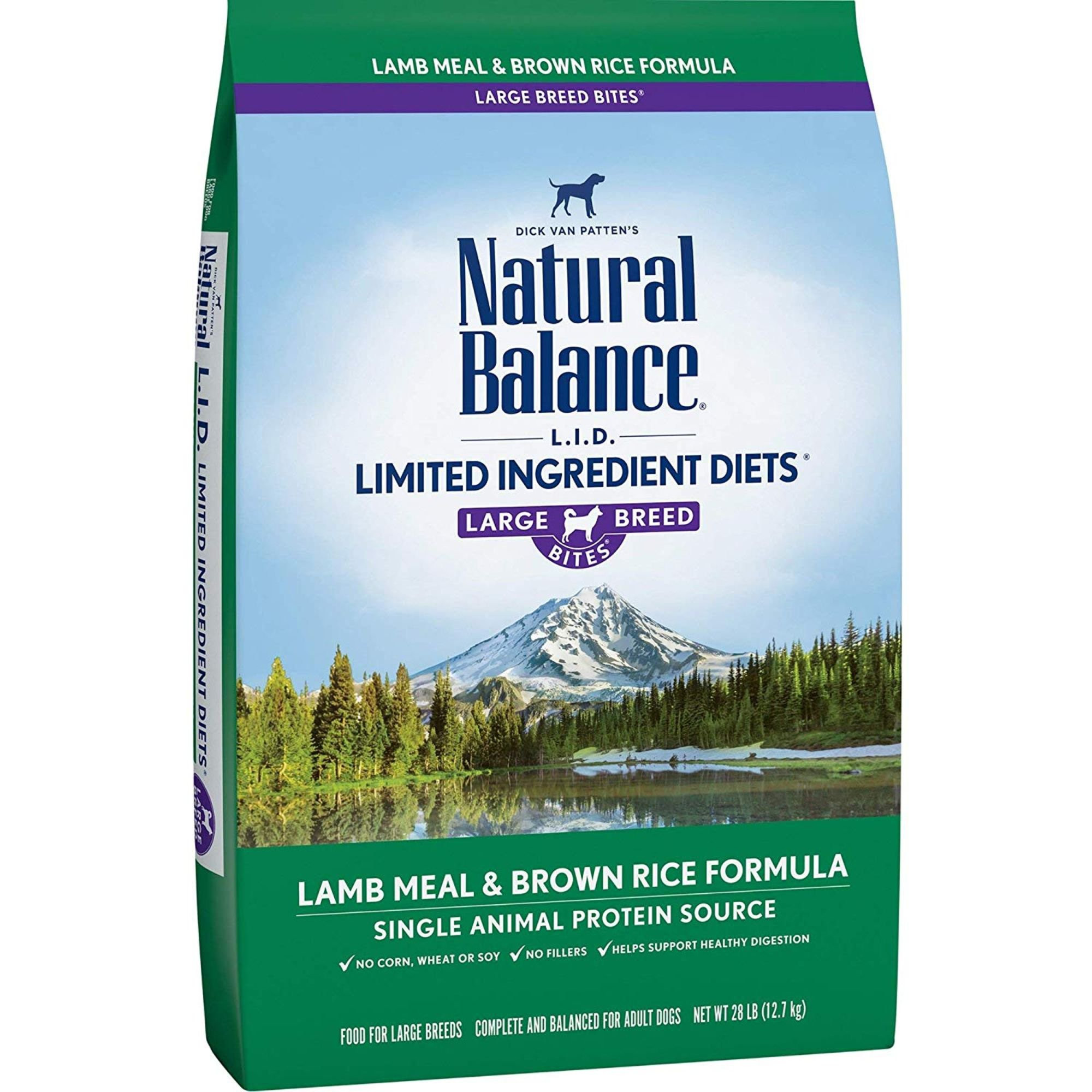 Natural Balance Lamb And Brown Rice
 Natural Balance L I D Limited Ingre nt Diets Lamb Meal