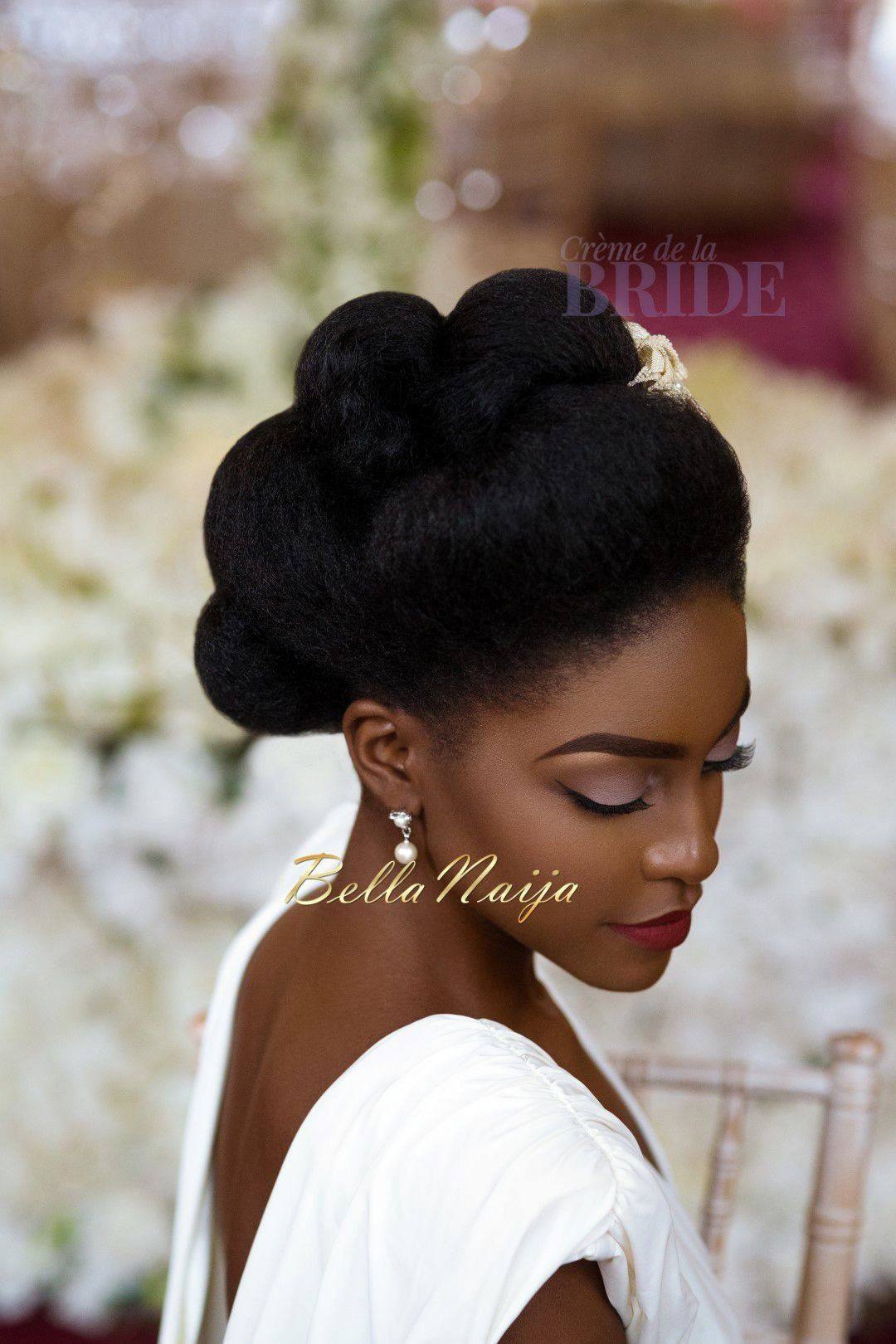 Natural Hairstyles For Brides
 Dionne Smith Natural Hair Bride Inspiration Bellanaija