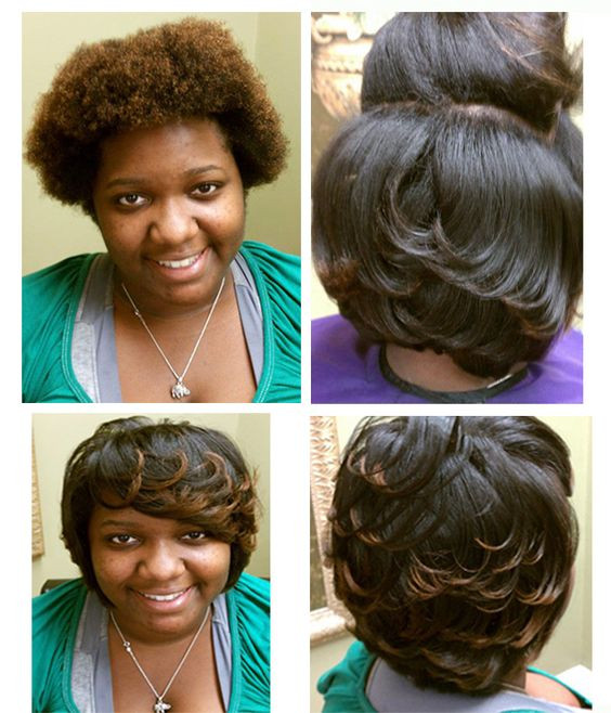 Natural Pressed Hairstyles
 Short Pressed Hairstyles