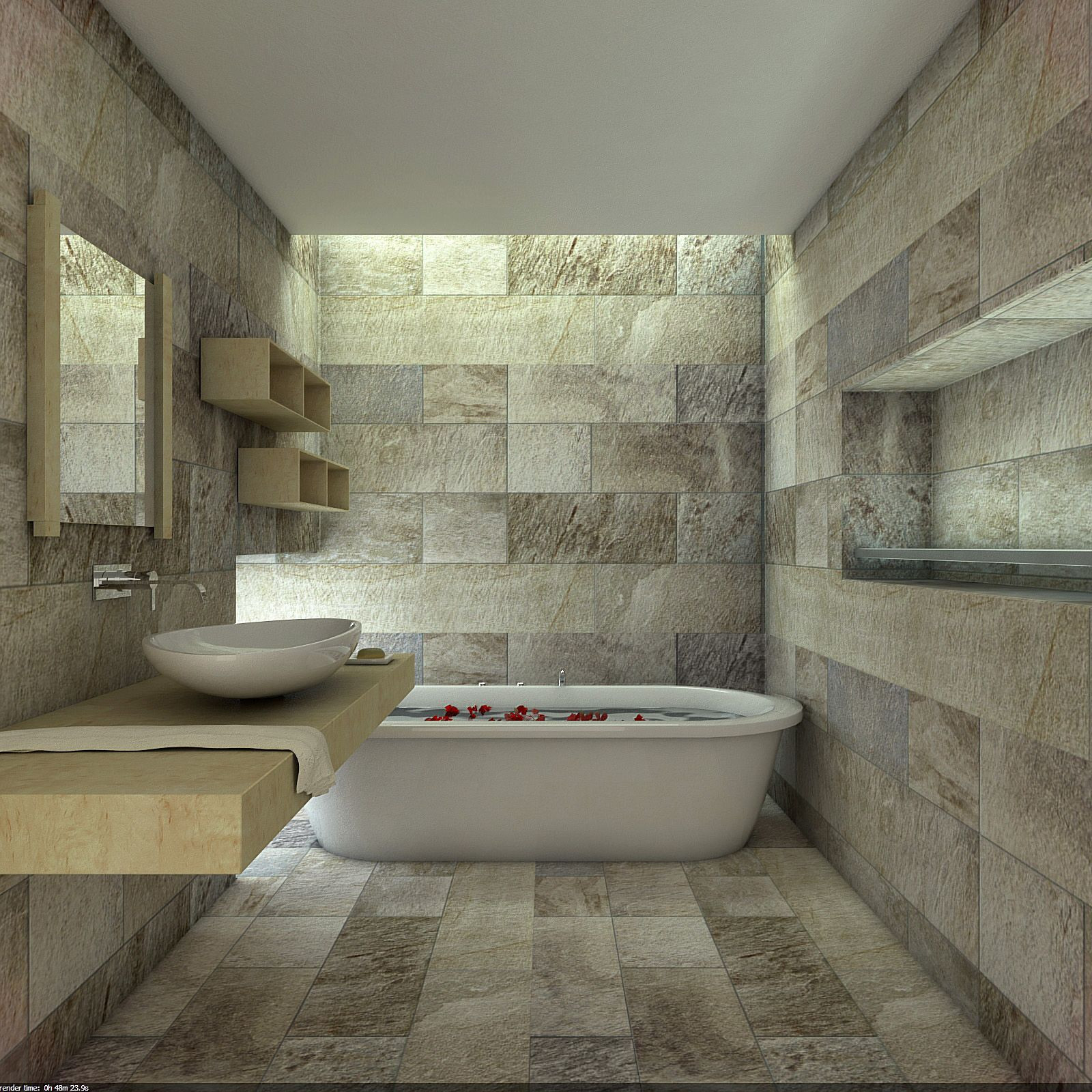 Natural Stone Bathroom Tile
 Bathroom Tile Natural Stone 2016 Pertaining To Natural