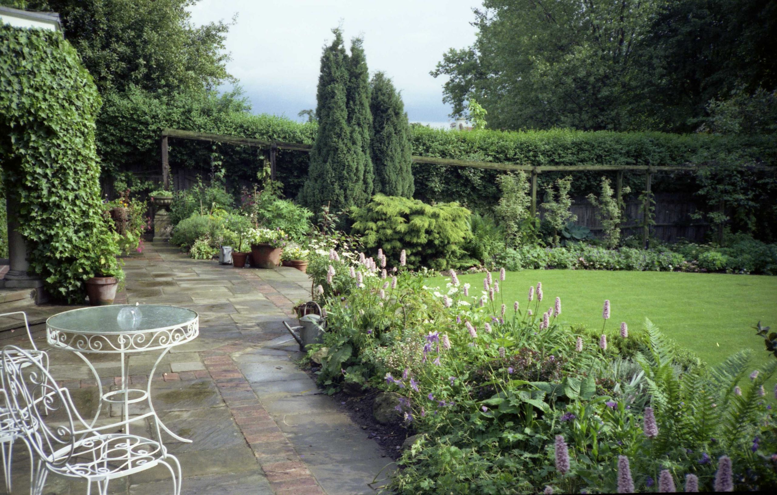 Natural Terrace Landscape
 A calming natural stone & brick terrace With images