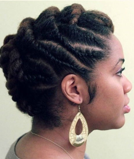 Natural Twist Updo Hairstyles
 20 Classy Updos for Natural Hair