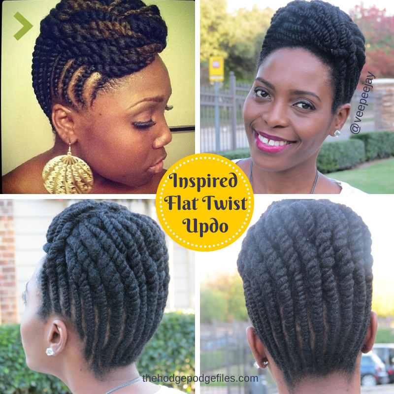 Natural Twist Updo Hairstyles
 Natural Hair