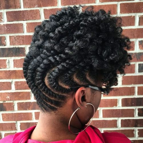 Natural Twist Updo Hairstyles
 60 Easy and Showy Protective Hairstyles for Natural Hair