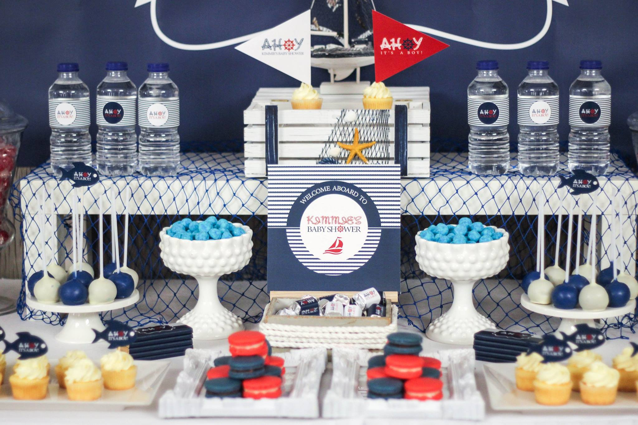 Nautical Baby Shower Gift Ideas
 Ahoy Nautical Baby Shower Baby Shower Ideas Themes