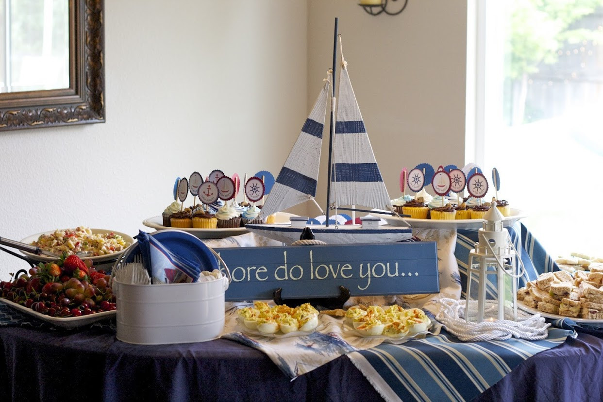 Nautical Decor For Baby Showers
 Nautical Baby Shower Decorations