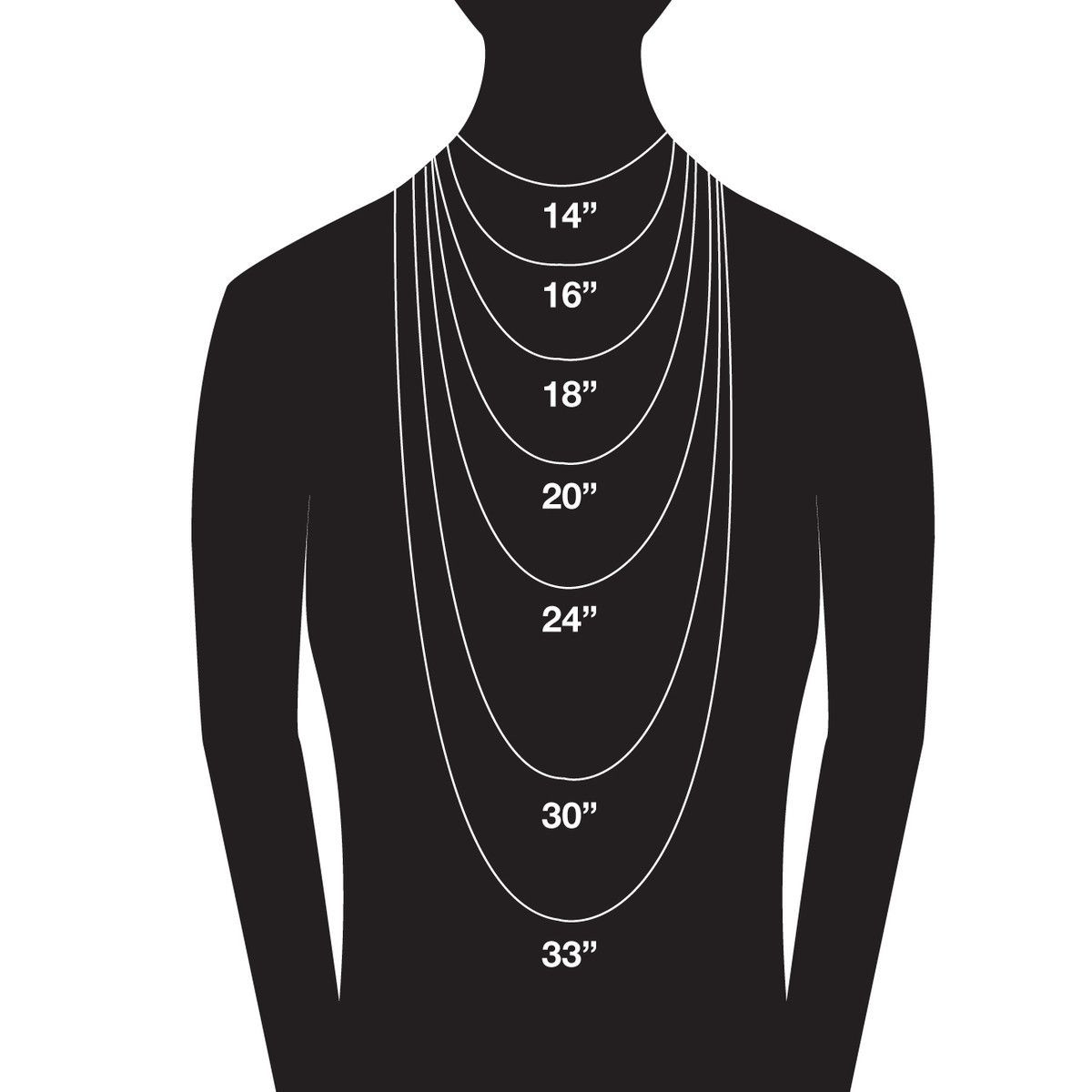 Necklace Size Guide
 The 25 best Necklace sizes ideas on Pinterest
