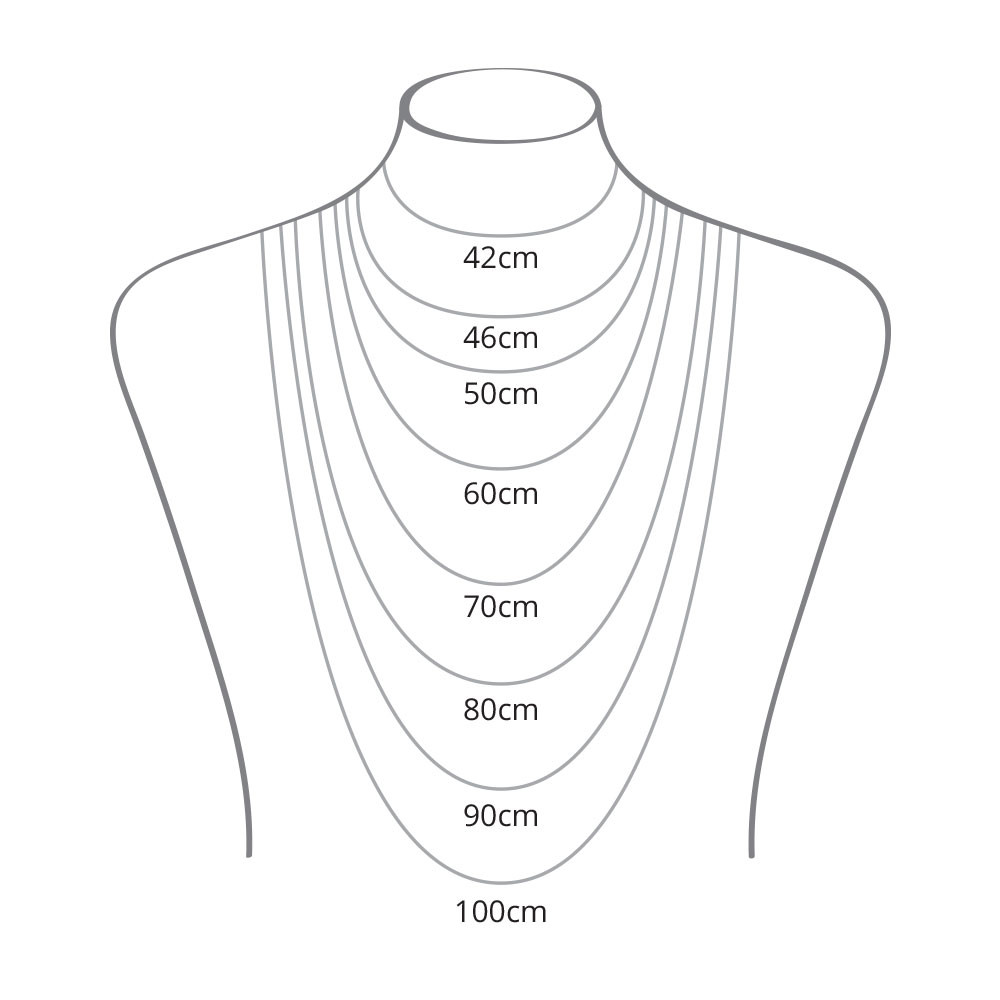 Necklace Size Guide
 Necklace Size Guide Buying Guide