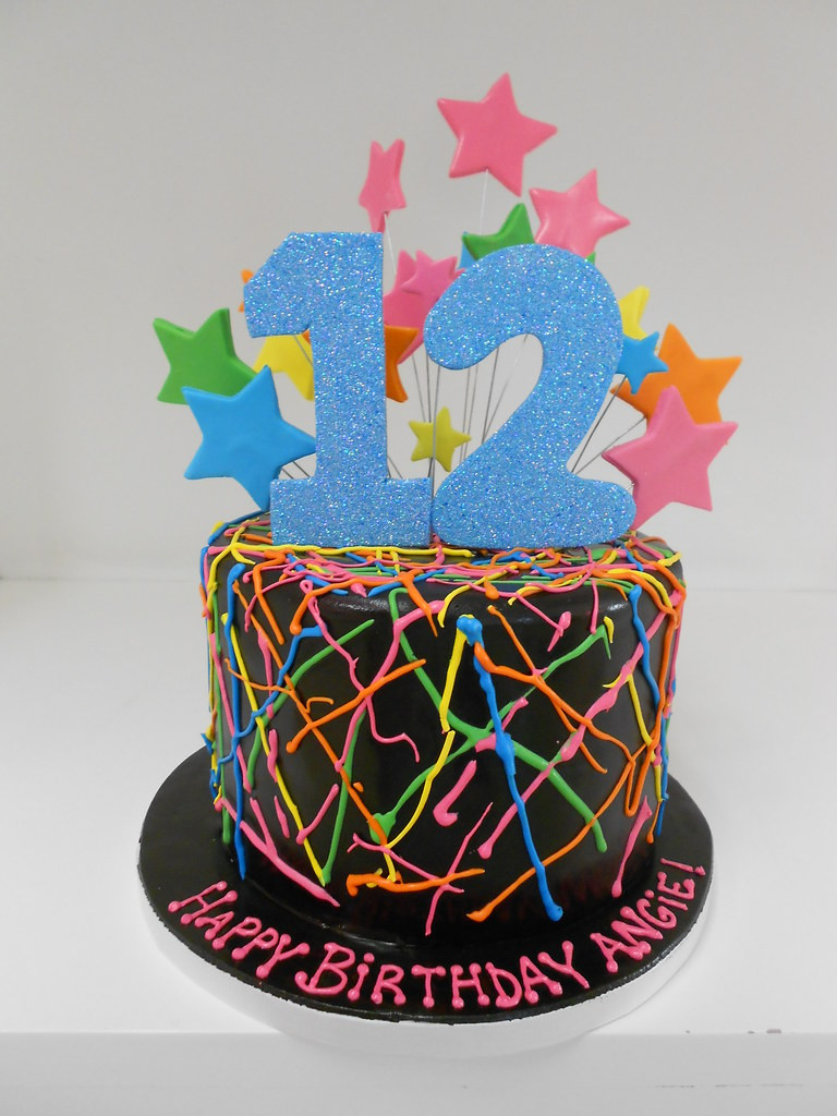 Neon Birthday Cakes
 Neon Birthday cake 2381