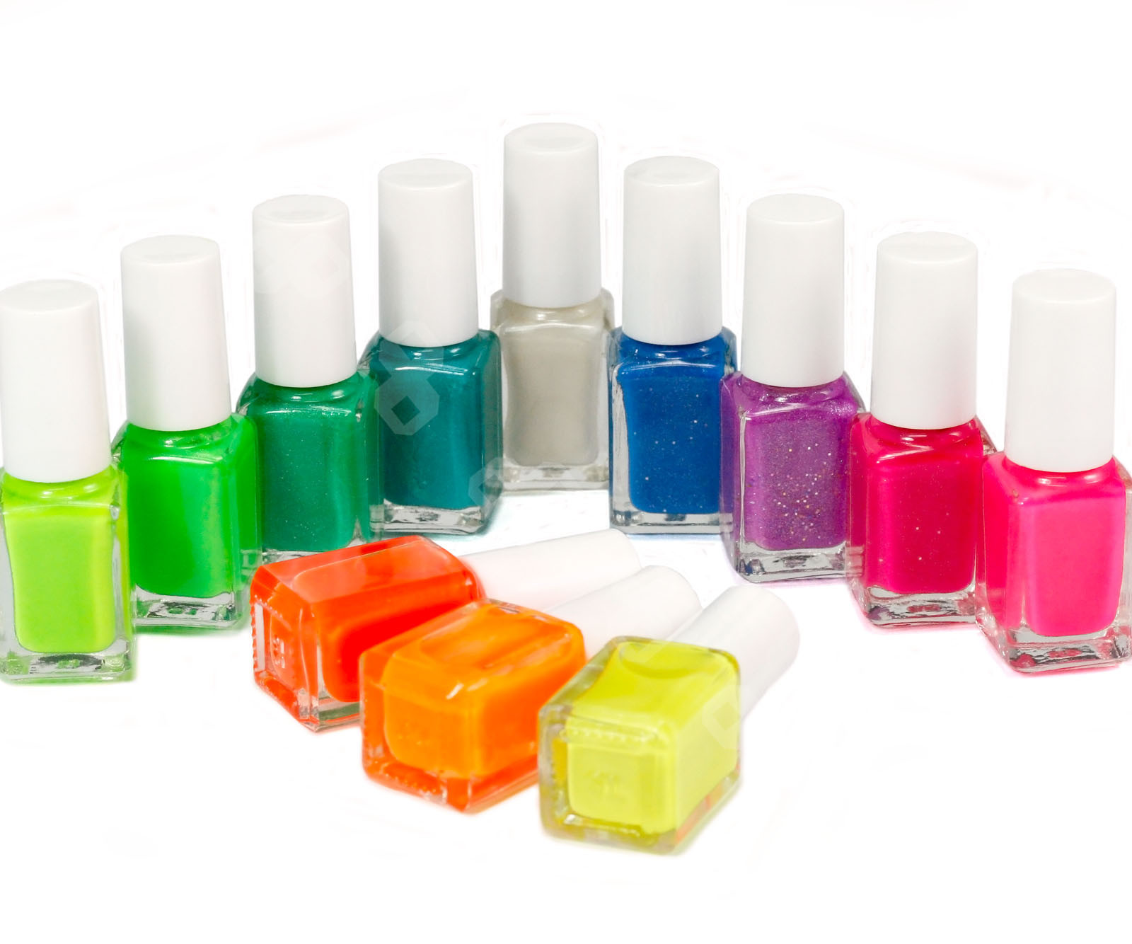 Neon Nail Colors
 12 Colors 7ml Fluorescent Neon Nail Art Polish Glow in