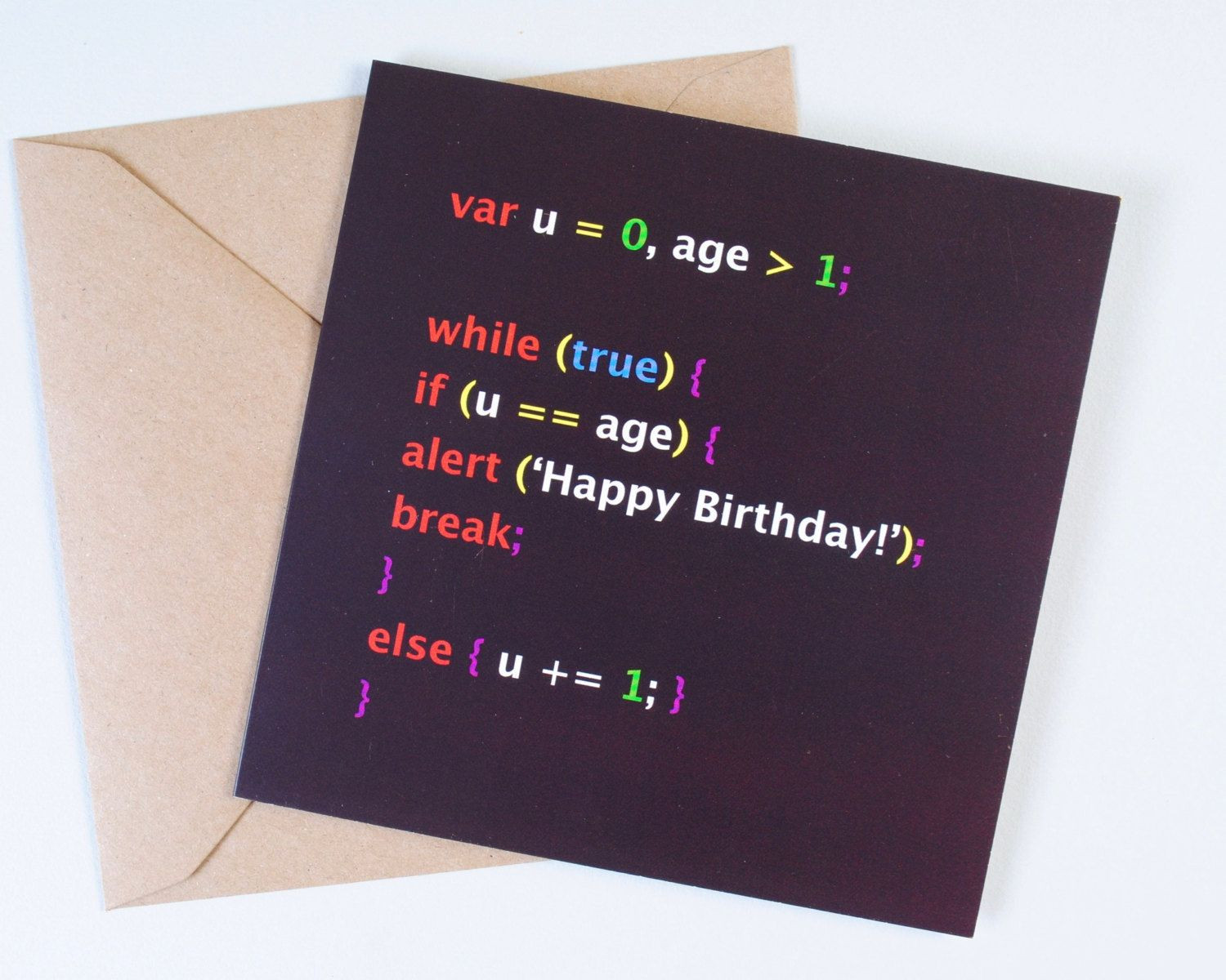 Nerdy Birthday Cards
 geek birthday card for your ner friends