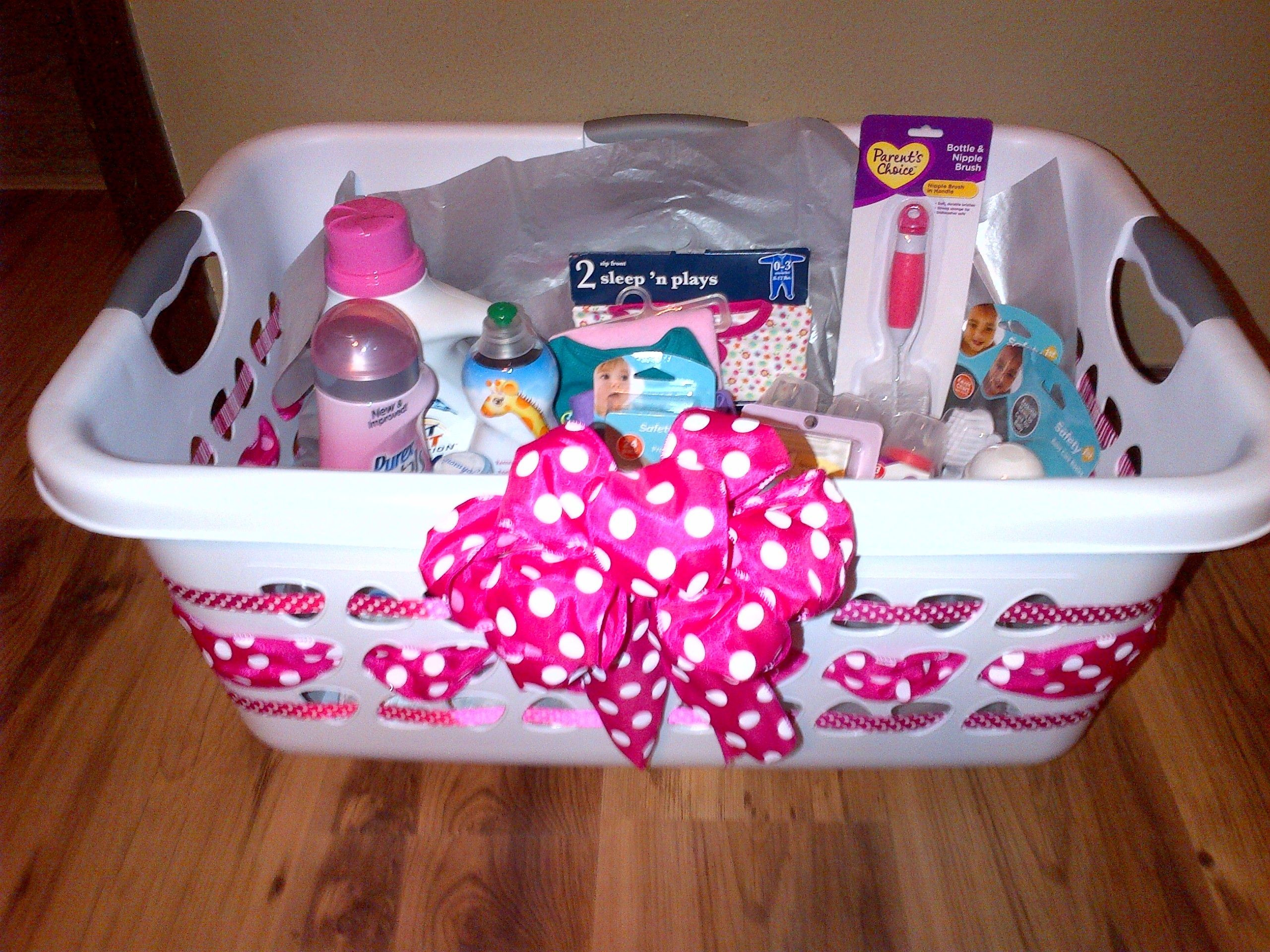 New Baby Gift Basket Ideas
 Laundry basket baby ts