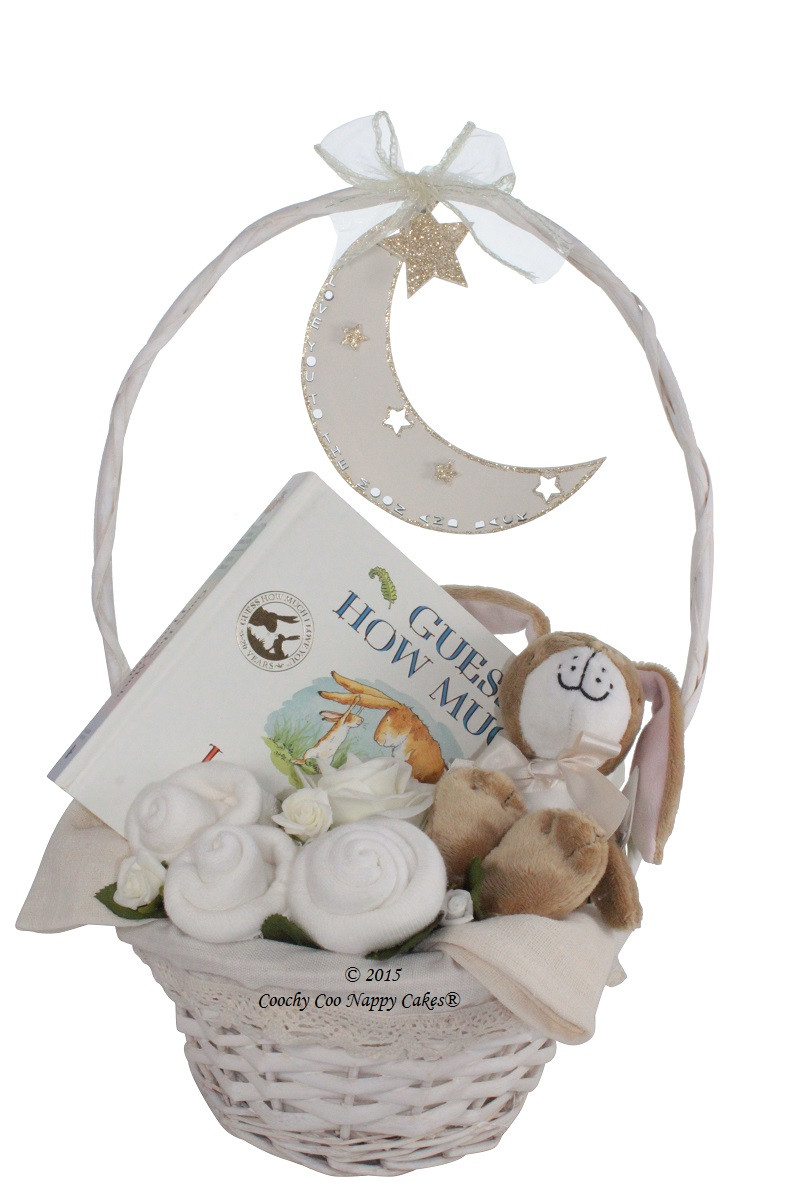 New Baby Gift Basket Ideas
 Guess How Much I Love You Baby Gift Basket