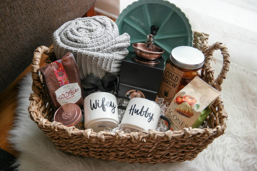 New Couple Gift Ideas
 A Cozy Morning Gift Basket A Perfect Gift For Newlyweds