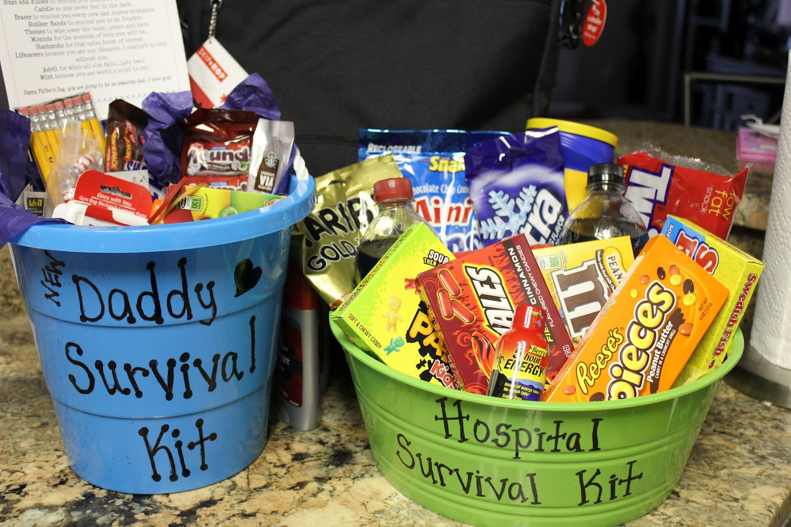 New Daddy Gift Basket Ideas
 simply made with love Daddy Survival Kit & Hospital