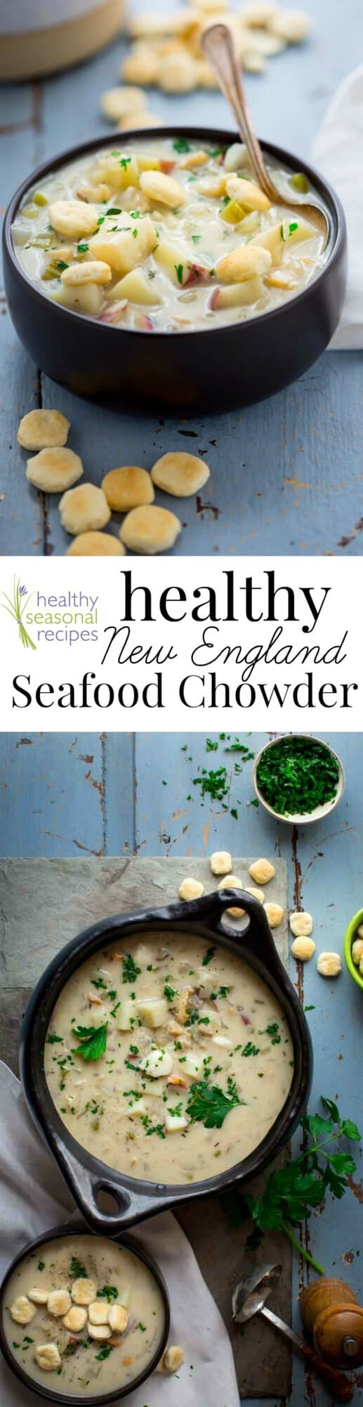 New England Seafood Chowder
 healthy new england seafood chowder Healthy Seasonal Recipes