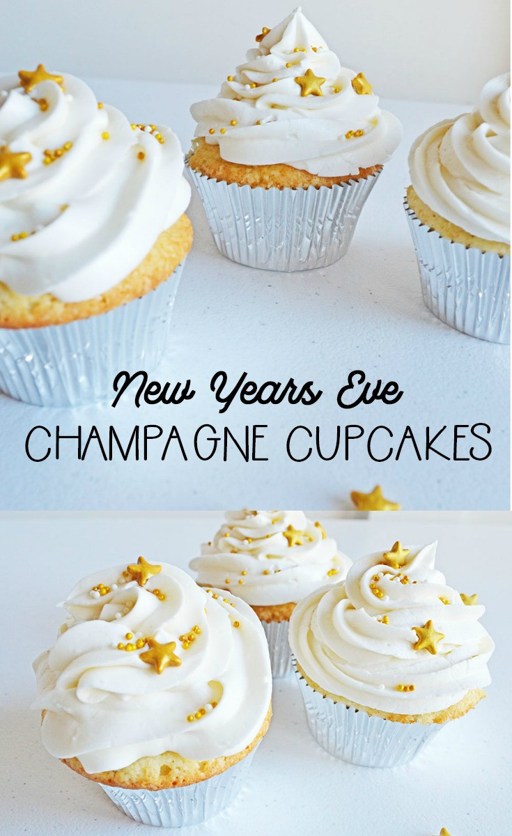 New Years Cupcakes
 New Years Eve Champagne Cupcakes Momma Lew