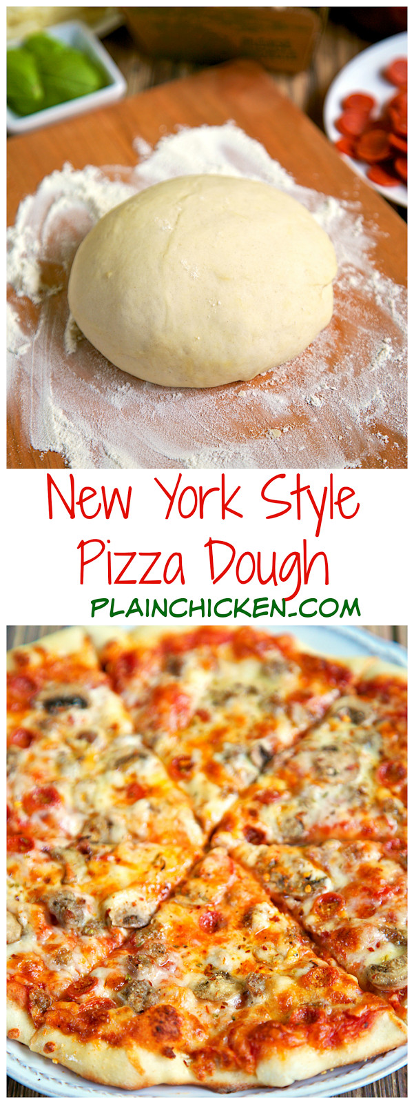 New York Style Pizza Dough Recipes
 New York Style Pizza Dough