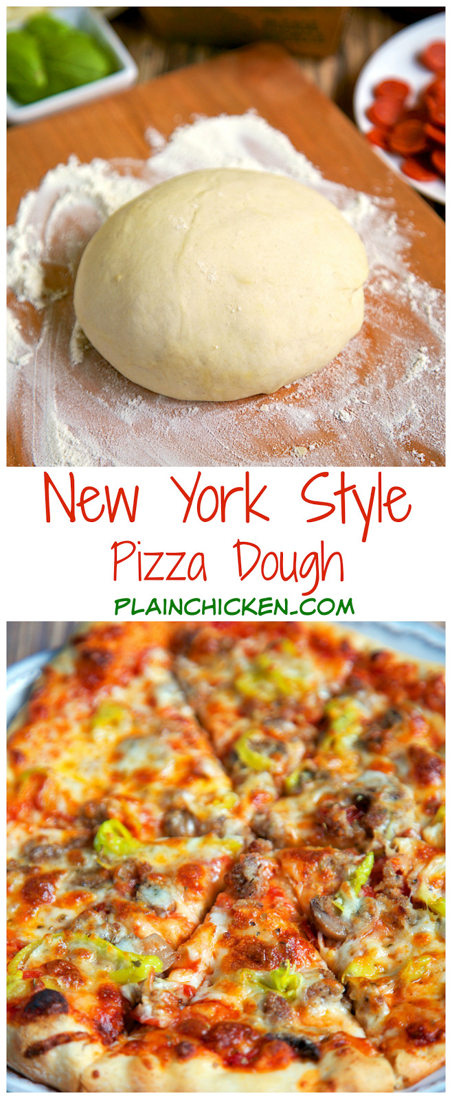 New York Style Pizza Dough Recipes
 New York Style Pizza Dough