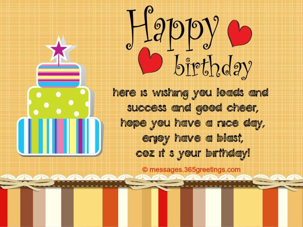 Nice Birthday Cards
 Birthday Card Messages And Card Wordings 365greetings