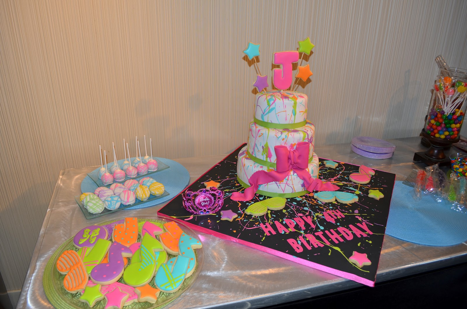 Nicki Minaj Birthday Cake
 S amore Cake Nicki Minaj themed 4th Birthday Party