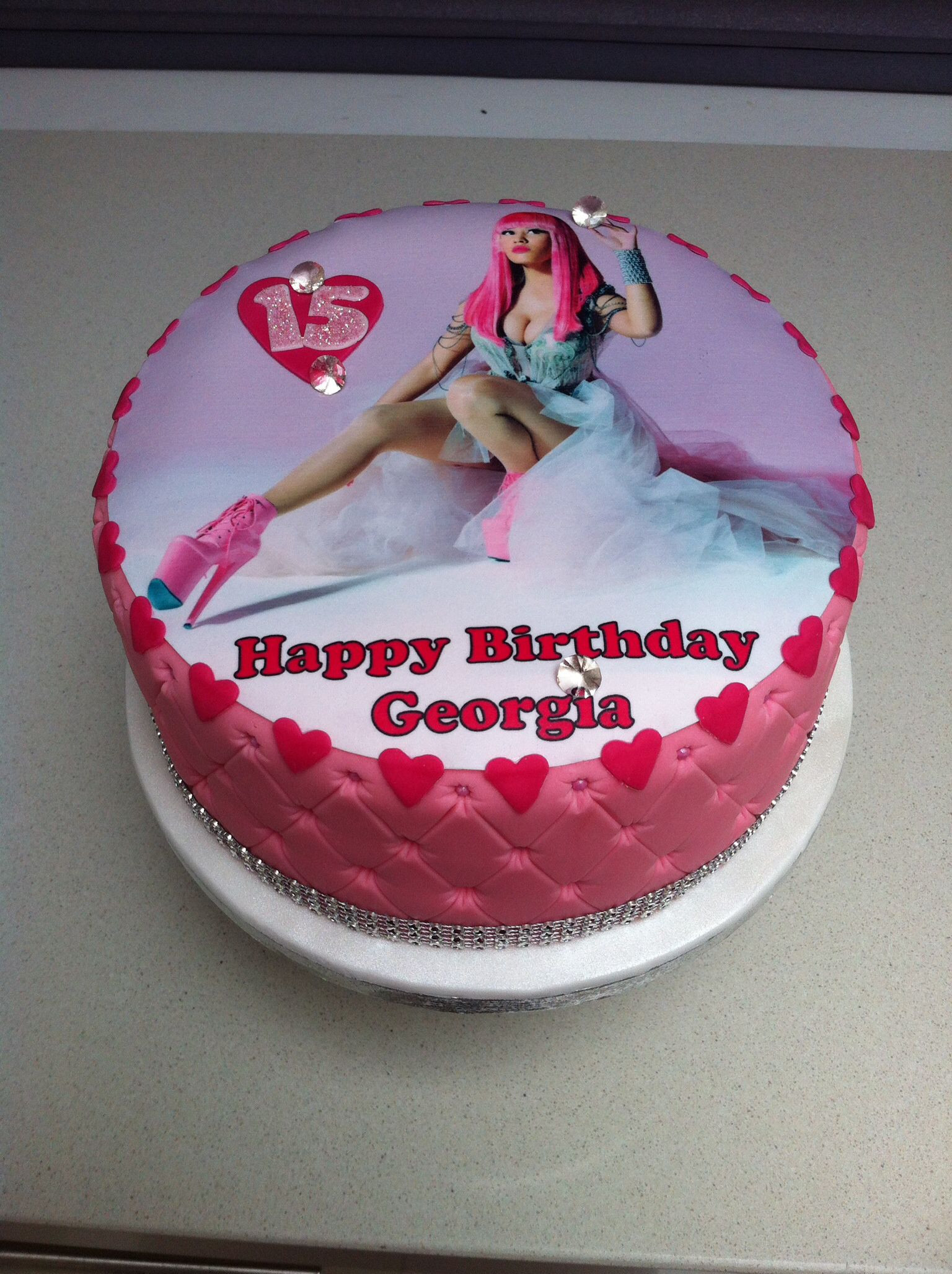 Nicki Minaj Birthday Cake
 Nicky Minaj cake