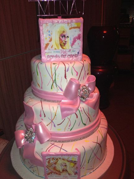 Nicki Minaj Birthday Cake
 Nicki Minaj Gets A Bedazzled Cake For Miami Album Release