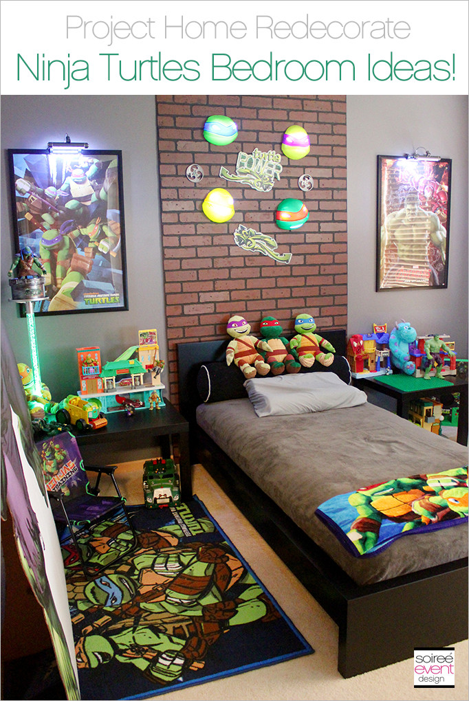 Ninja Turtle Bedroom Decor
 Project Home Redecorate Ninja Turtles Bedroom Ideas