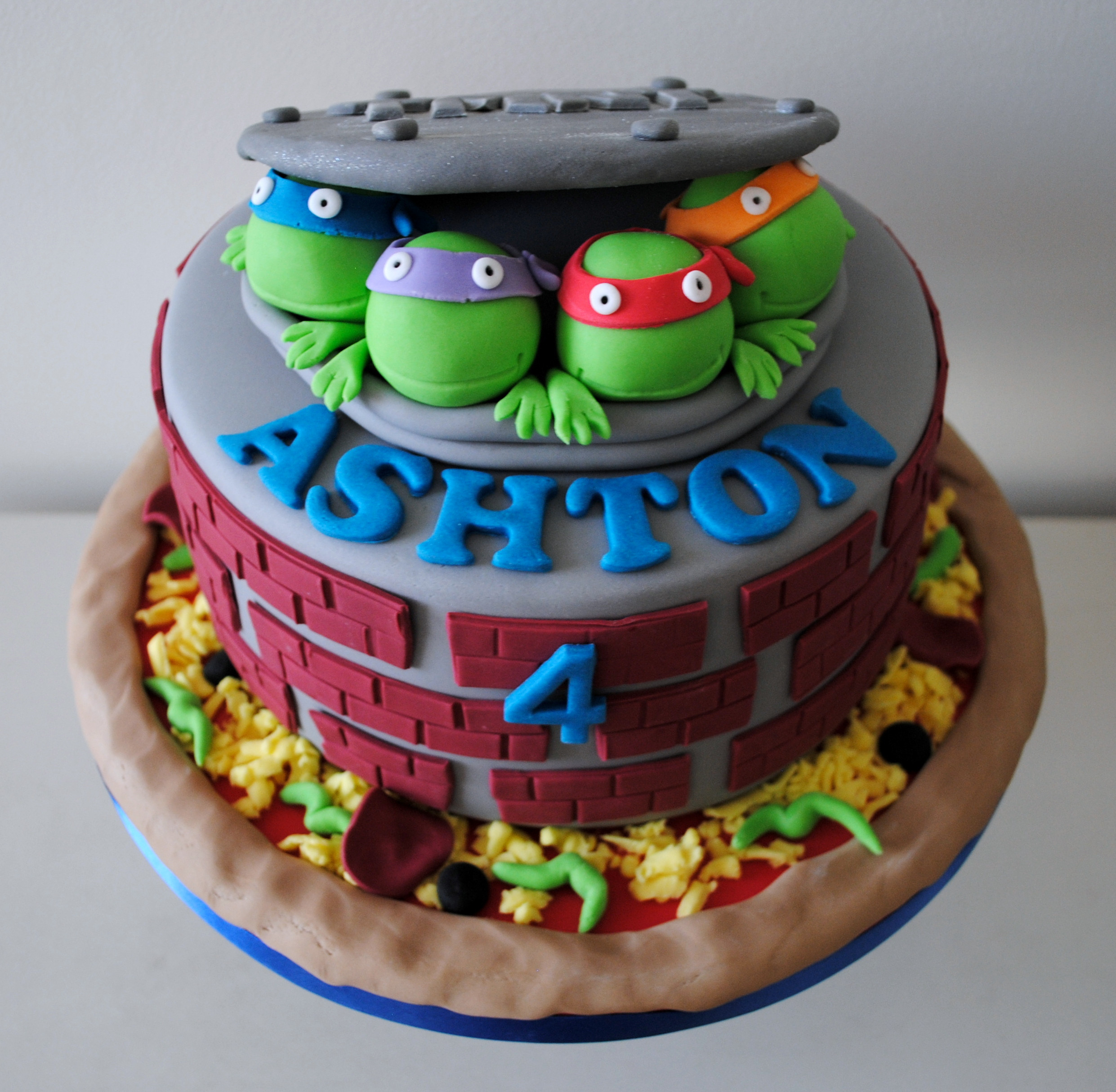 Ninja Turtle Birthday Cake
 Miss Cupcakes Blog Archive Teenage mutant ninja turtle