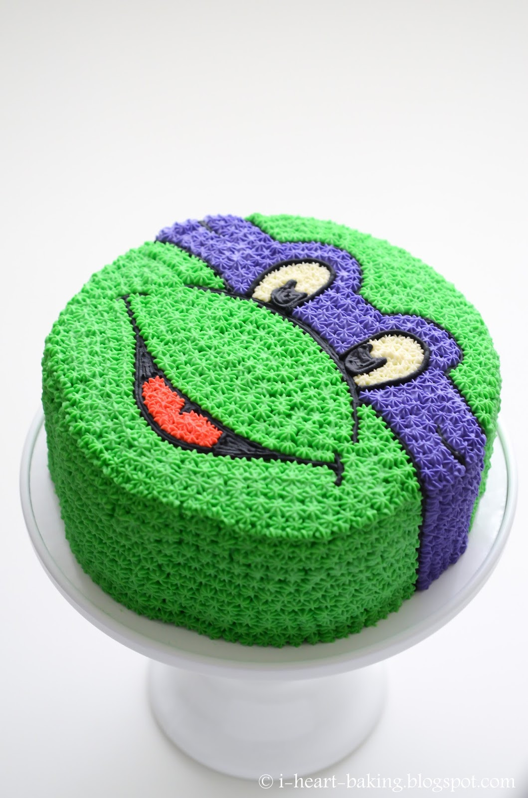 Ninja Turtle Birthday Cake
 i heart baking teenage mutant ninja turtle cake