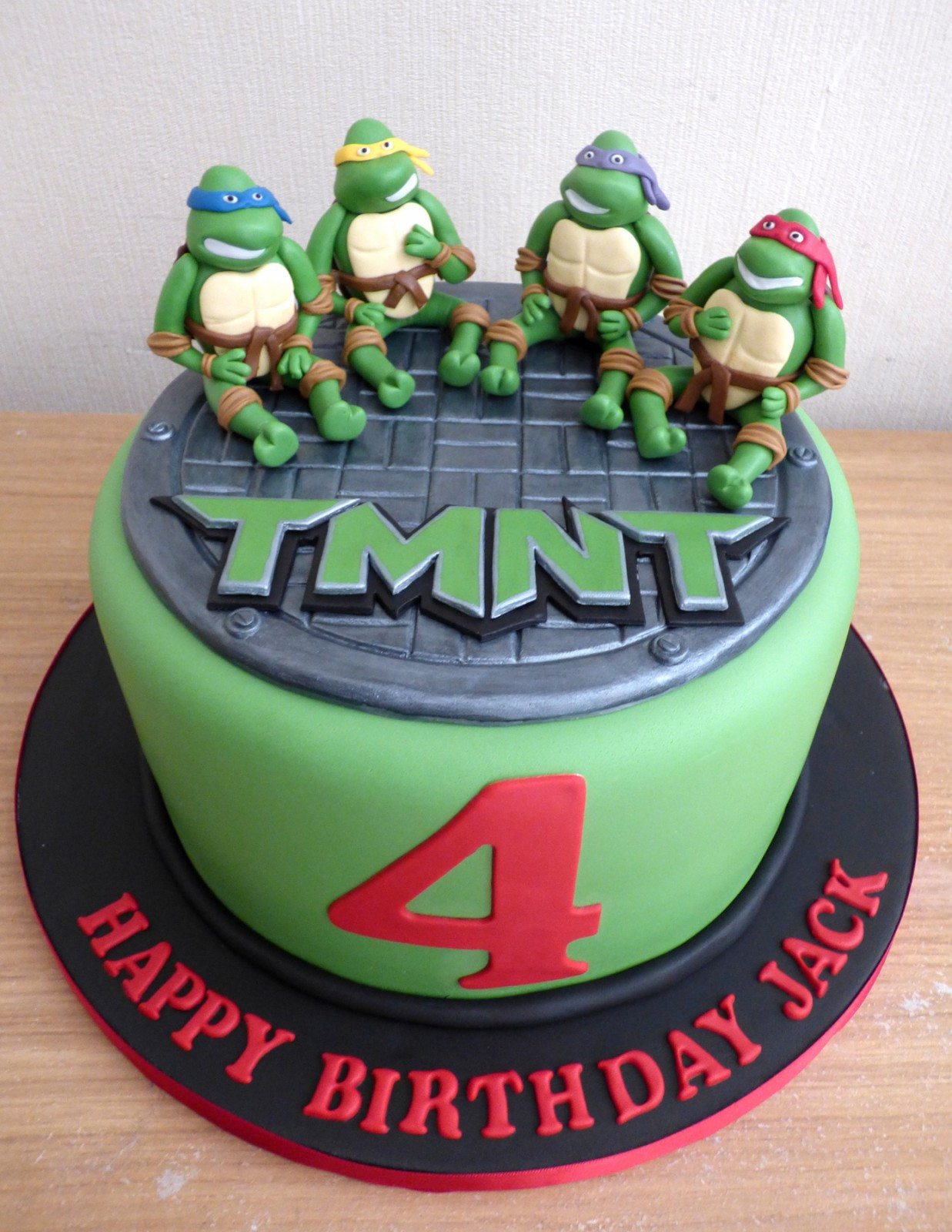 Ninja Turtle Birthday Cake
 Teenage Mutant Ninja Turtles Birthday Cake Susie s Cakes
