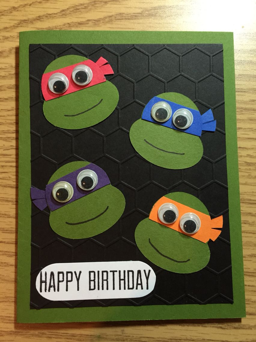 The Best Ninja Turtle Birthday Card – Home, Family, Style and Art Ideas