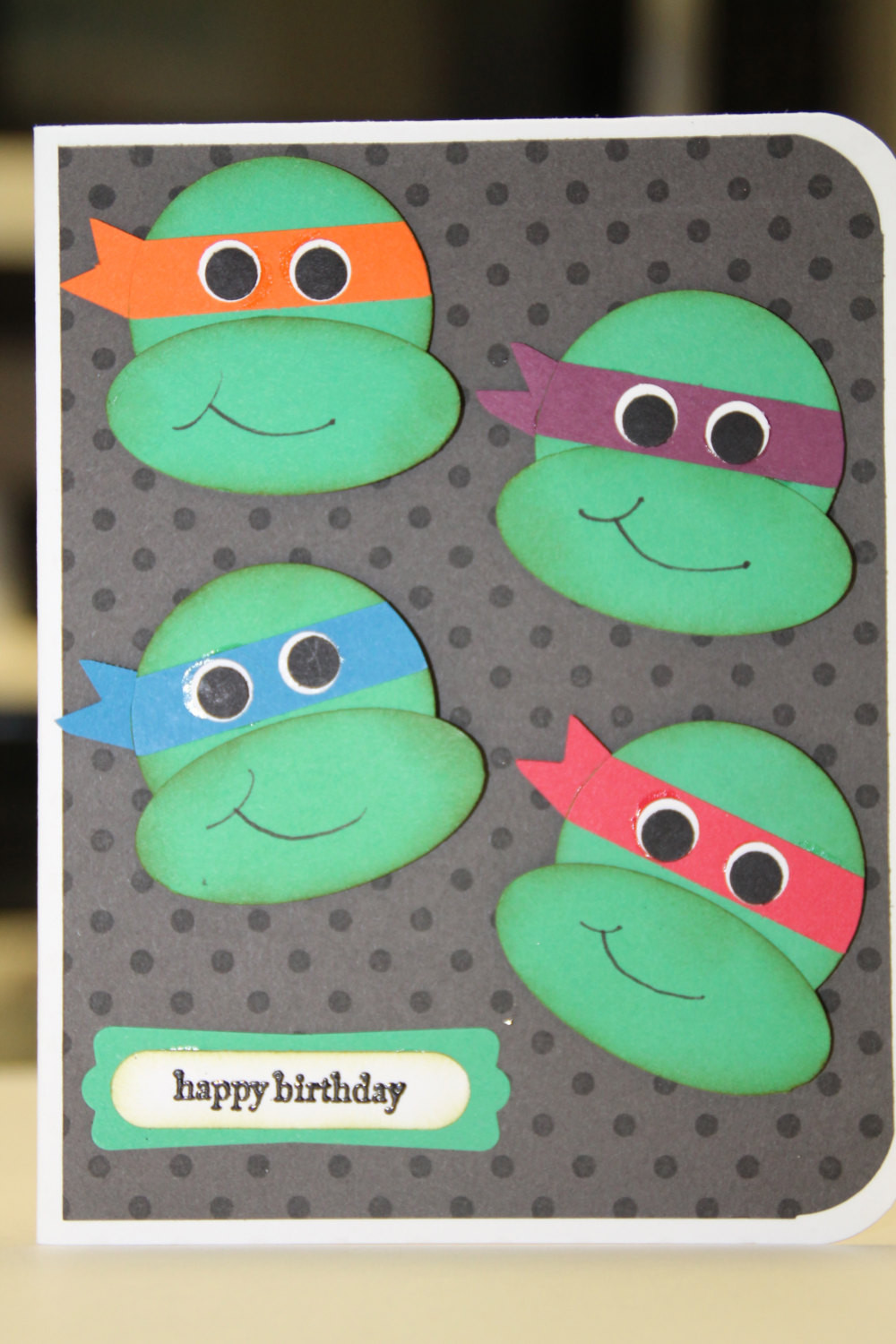 Ninja Turtle Birthday Card
 Teenage Mutant Ninja Turtle Birthday Card or Invitation