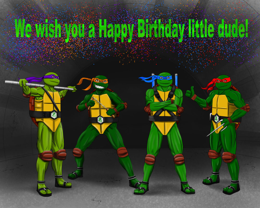 Ninja Turtle Birthday Card
 Teenage Mutant Ninja Turtle Birthday Ecards