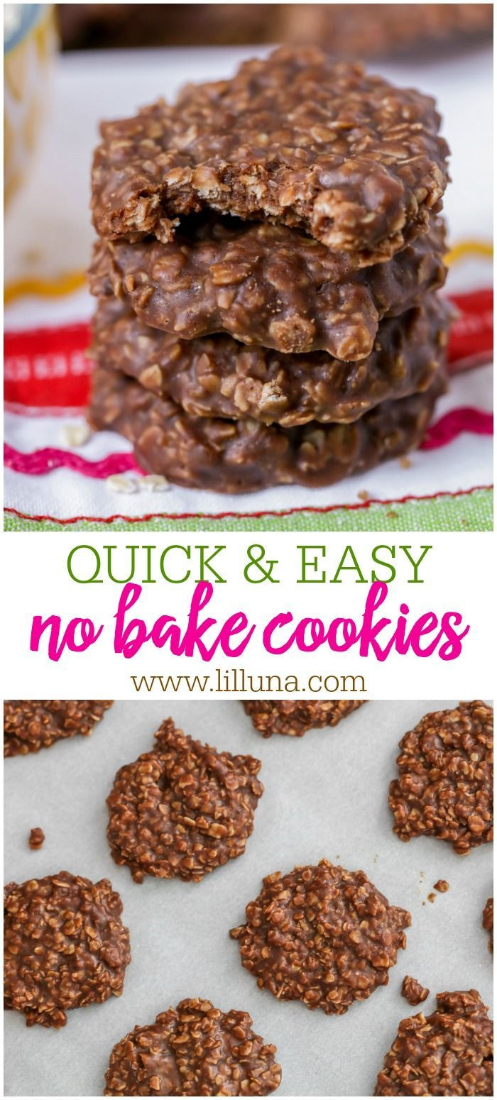 No Bake Cookies With Quick Oats
 No Bake Cookie Recipe Lil Luna