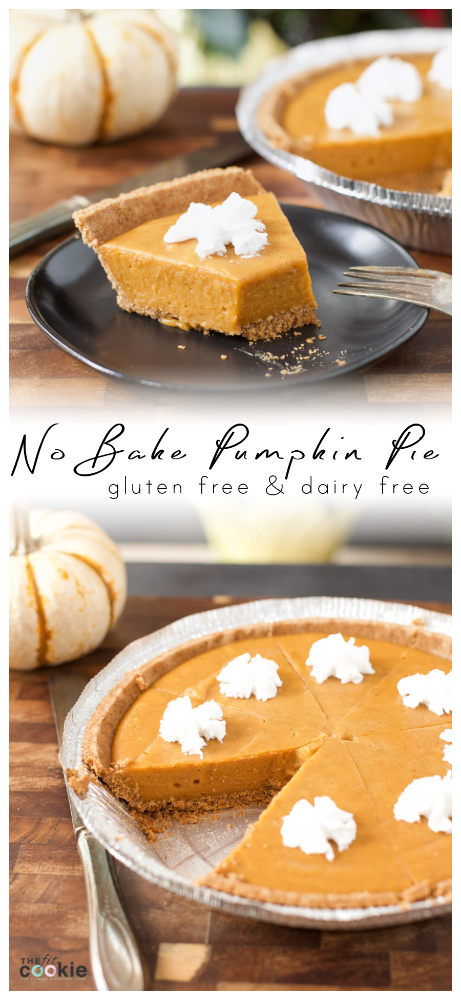 No Dairy Pumpkin Pie
 Skip the oven this holiday and make a No Bake Pumpkin Pie