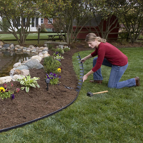 No Dig Landscape Edging
 EasyFlex No Dig Lawn Edging Kit at Menards