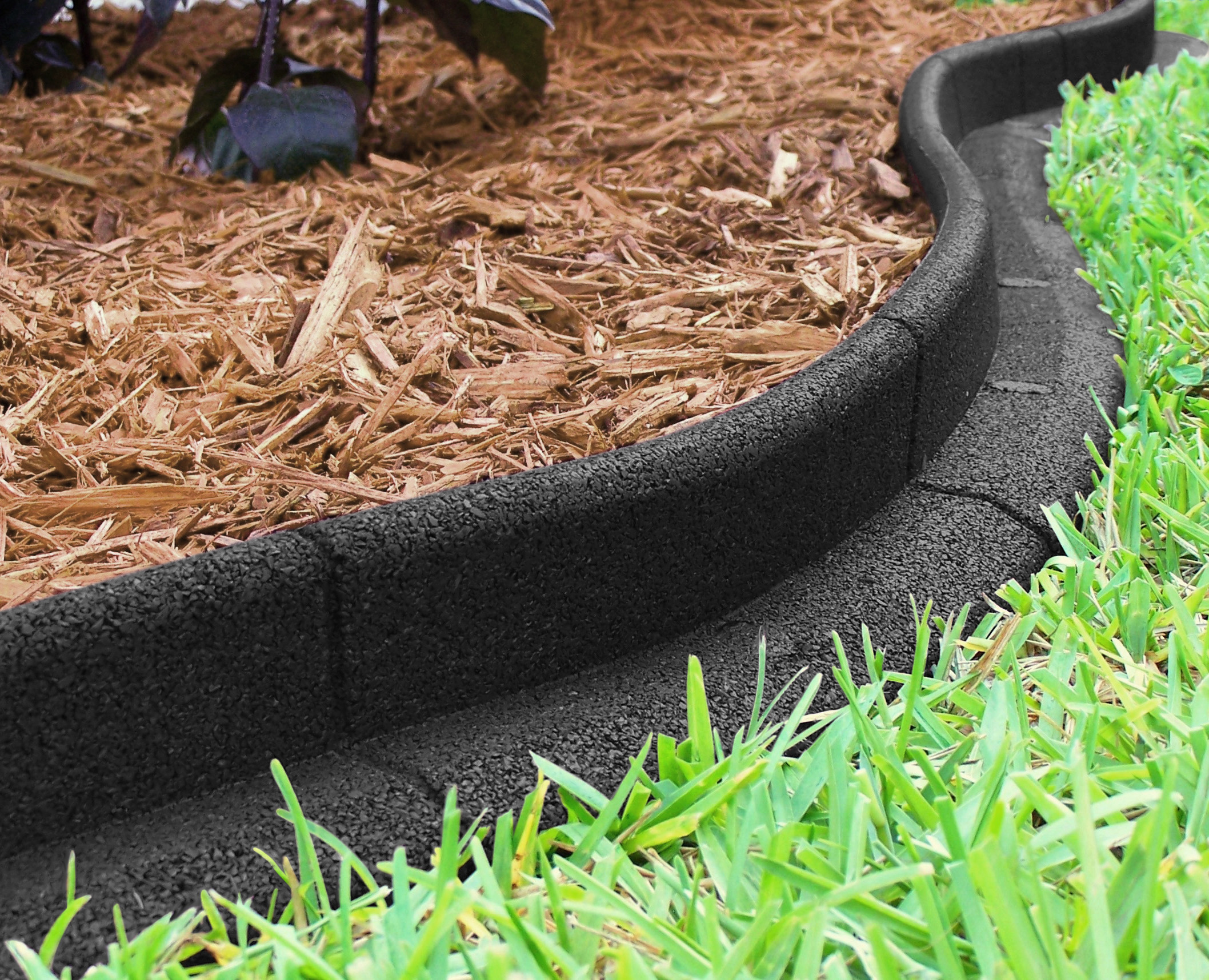 No Dig Landscape Edging
 Ecoborder 24 Ft No Dig Landscape Edging Black Walmart