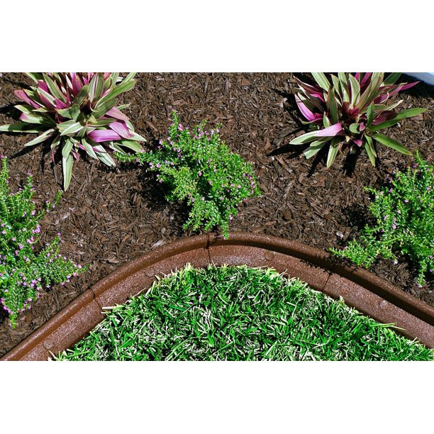 No Digging Landscape Edging
 Ecoborder 24 Ft No Dig Landscape Edging Brown Walmart